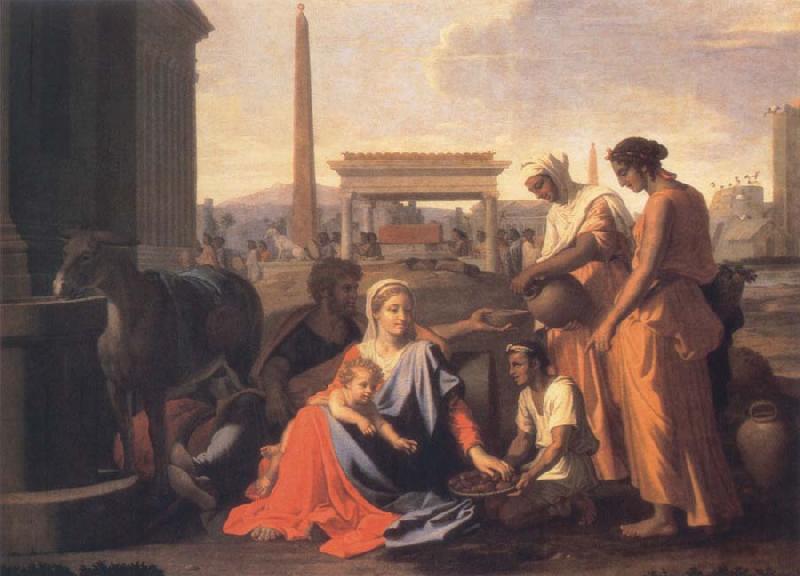 Nicolas Poussin The Holy Family in Egypt Germany oil painting art